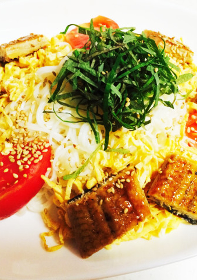 簡単！うなぎそうめん-レシピのメイン写真
