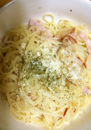 ちょっぴり大人の一人分ペペロンチーノ♬-レシピのメイン写真