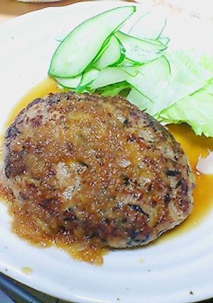 オニオンソースの和風ハンバーグ-レシピのメイン写真