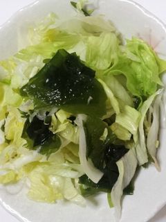 ワカメサラダ-レシピのメイン写真