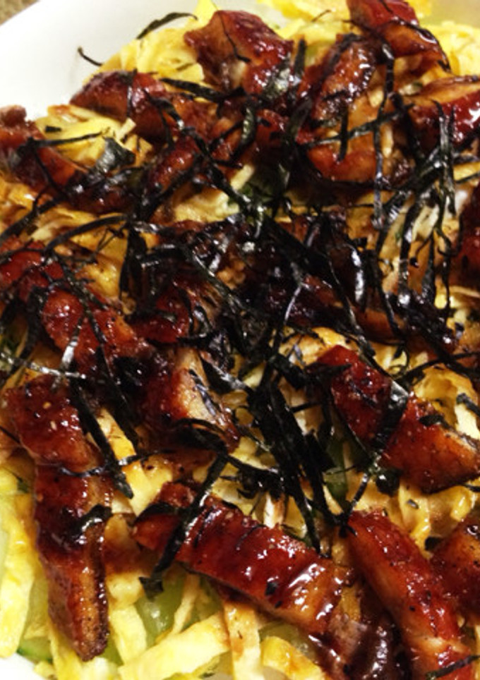 うなぎの蒲焼きでちらし寿司♪-レシピのメイン写真
