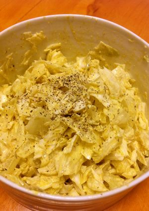 キャベツのカレーマヨにんにく味サラダ-レシピのメイン写真