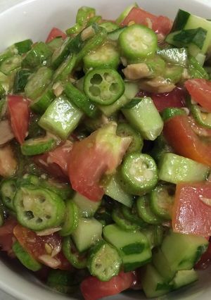 夏野菜のネバネバ和え-レシピのメイン写真