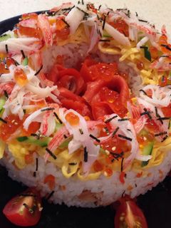 チラシ寿司ケーキ☆リング型-レシピのメイン写真