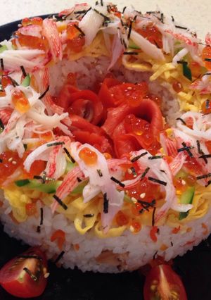 チラシ寿司ケーキ☆リング型-レシピのメイン写真