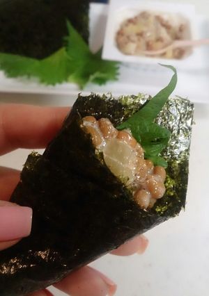 たくあん納豆海苔巻き-レシピのメイン写真