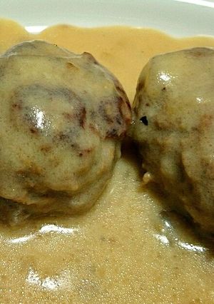 クリスマス☆クリーム煮込みハンバーグ-レシピのメイン写真
