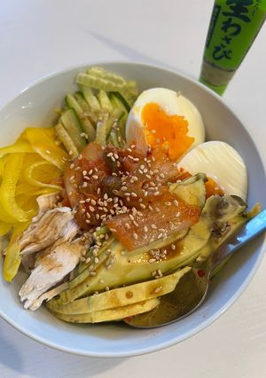 サラダチキン丼-レシピのメイン写真