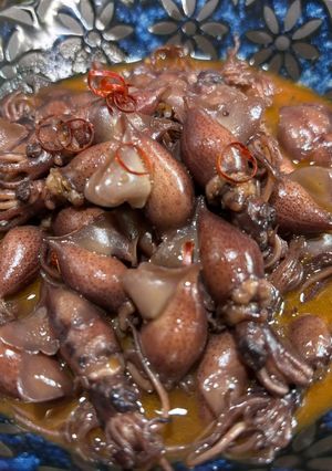 ホタルイカの赤ワイン炒め-レシピのメイン写真