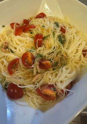 混ぜるだけ!酸っぱくない冷製トマト素麺-レシピのメイン写真