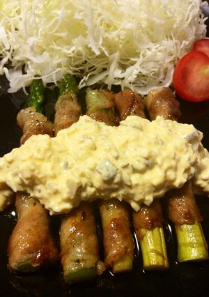 アスパラ肉巻き〜タルタルソース〜-レシピのメイン写真