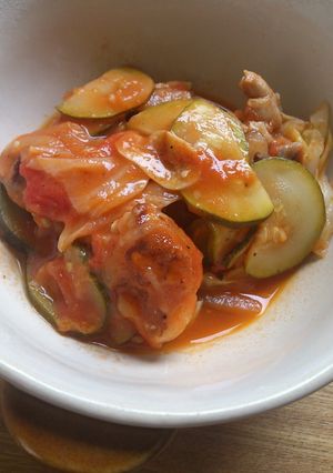 チキンの野菜ジュース煮込み-レシピのメイン写真