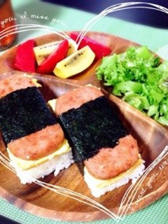マヨたまが決めて!うちのスパムお結び❤︎-レシピのメイン写真