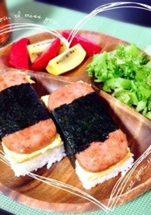 マヨたまが決めて！うちのスパムお結び❤︎-レシピのメイン写真