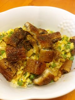 いんげん豆と鰻の卵とじ-レシピのメイン写真