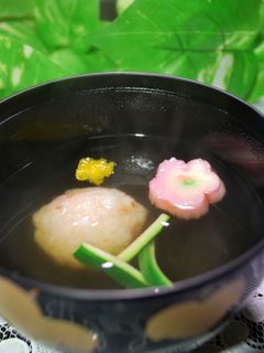料亭風♪ 海老しんじょうのお吸い物-レシピのメイン写真
