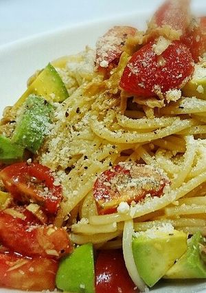 家にある調味料で！簡単冷製パスタ♡-レシピのメイン写真