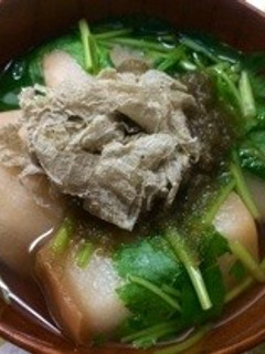お麩と三つ葉のお吸いもの-レシピのメイン写真