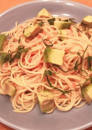 たらことアボカドの冷製パスタ-レシピのメイン写真