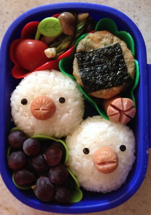 とっても簡単なキャラ弁！小鳥のお弁当♡-レシピのメイン写真