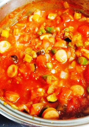 野菜たっぷりトマトスープ-レシピのメイン写真