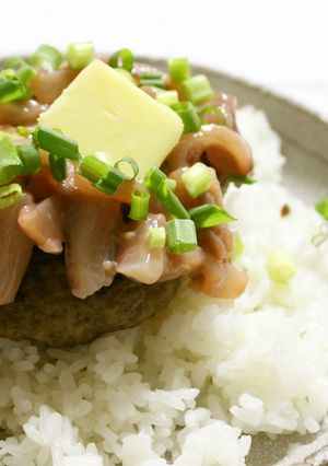 いかの塩辛バーグdon♪-レシピのメイン写真