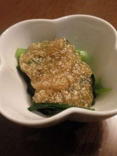 小松菜のたらこあんかけ-レシピのメイン写真