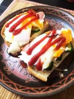 目玉焼きトースト-レシピのメイン写真