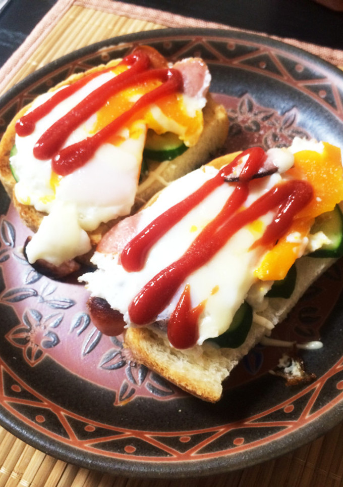 目玉焼きトースト-レシピのメイン写真