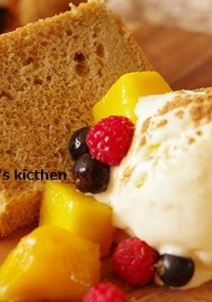 スパイスシフォン-レシピのメイン写真