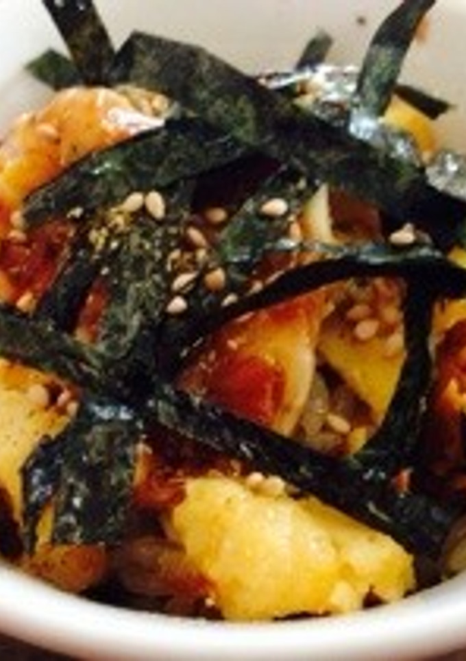 サンマの蒲焼き缶詰と残り物ご飯-レシピのメイン写真