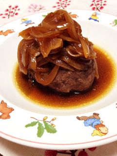ハンバーグを美味しくする【玉ねぎソース】-レシピのメイン写真