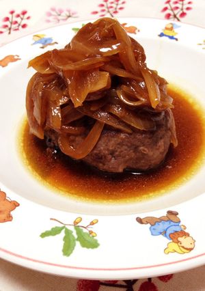 ハンバーグを美味しくする【玉ねぎソース】-レシピのメイン写真