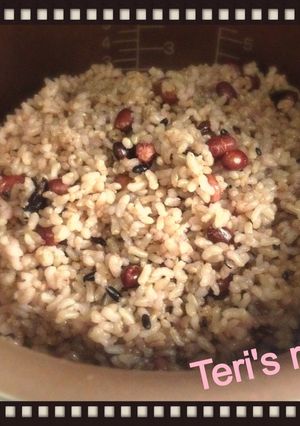 炊飯器で酵素玄米(発酵玄米)雑穀入り-レシピのメイン写真