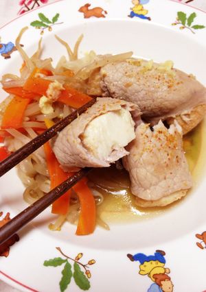 厚揚げの豚巻き煮-レシピのメイン写真