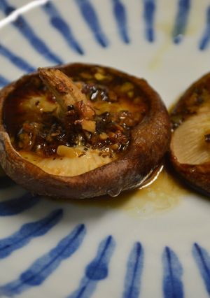 しいたけオリーブオイル焼き♪-レシピのメイン写真