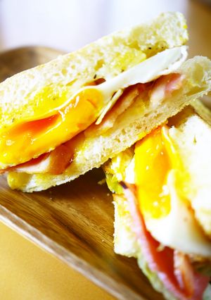 夏休みの朝食＆ランチに♪半熟たまごサンド-レシピのメイン写真