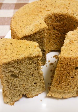 ノンオイル♪紅茶シフォンケーキ-レシピのメイン写真