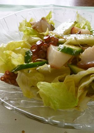 たこの香味サラダ-レシピのメイン写真