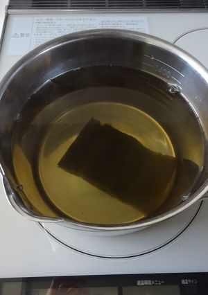 昆布屋が教える！極上の昆布だしのとり方②-レシピのメイン写真