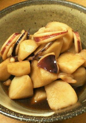 10分で簡単【里芋とイカの煮物】-レシピのメイン写真