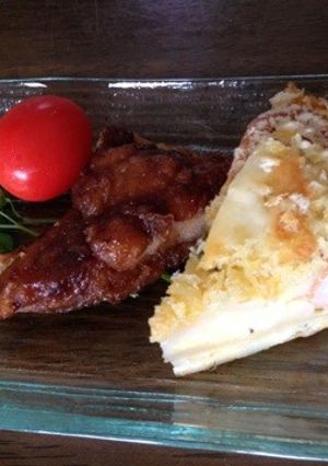 取っ手が取れるナベでキッシュ風オムレツ-レシピのメイン写真