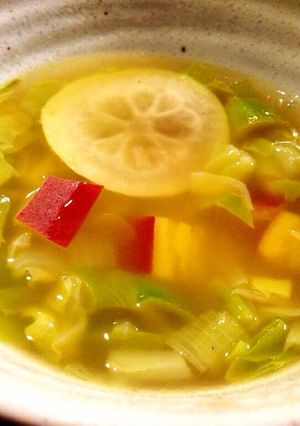 レモン風味の野菜スープ（減塩）-レシピのメイン写真