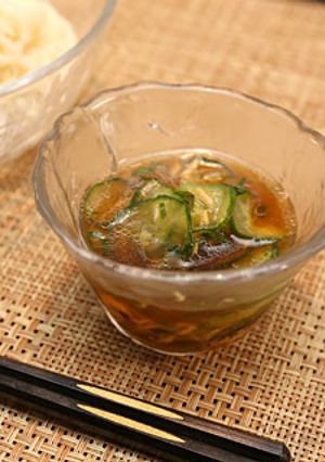 たっぷりキュウリで!シャキシャキそうめん-レシピのメイン写真
