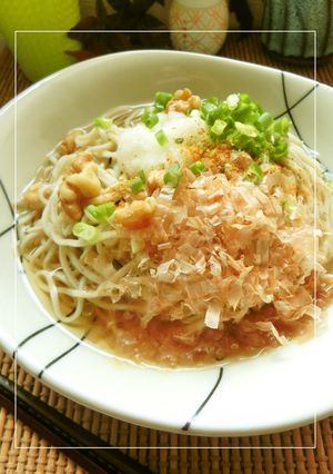 我が家の　胡桃＊おろしそば-レシピのメイン写真