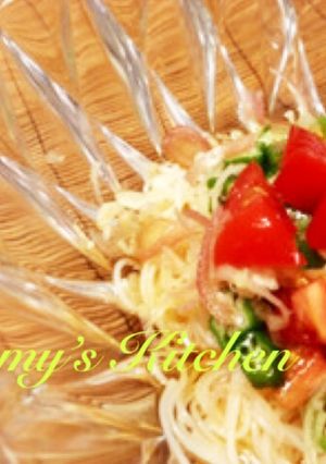 夏野菜deぶっかけそうめん-レシピのメイン写真