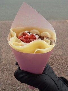 生地から作るバナナとイチゴのクレープ-レシピのメイン写真