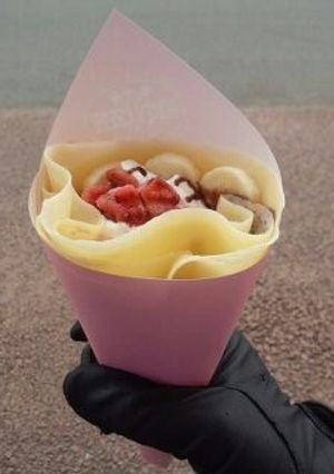 生地から作るバナナとイチゴのクレープ-レシピのメイン写真