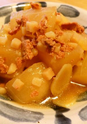 モーウィとコンビーフハッシュの煮物!-レシピのメイン写真