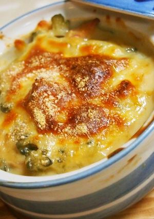 ♡豆腐とゴーヤのグラタン味噌ゴマ風味♡-レシピのメイン写真